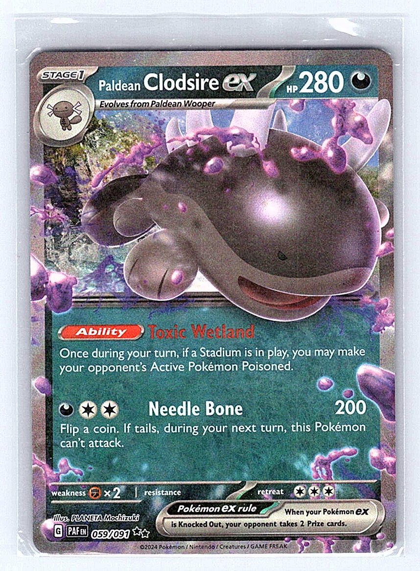 Paldean Clodsire ex #130/193 SV02 Paldea Evolved Pokemon TCG NM