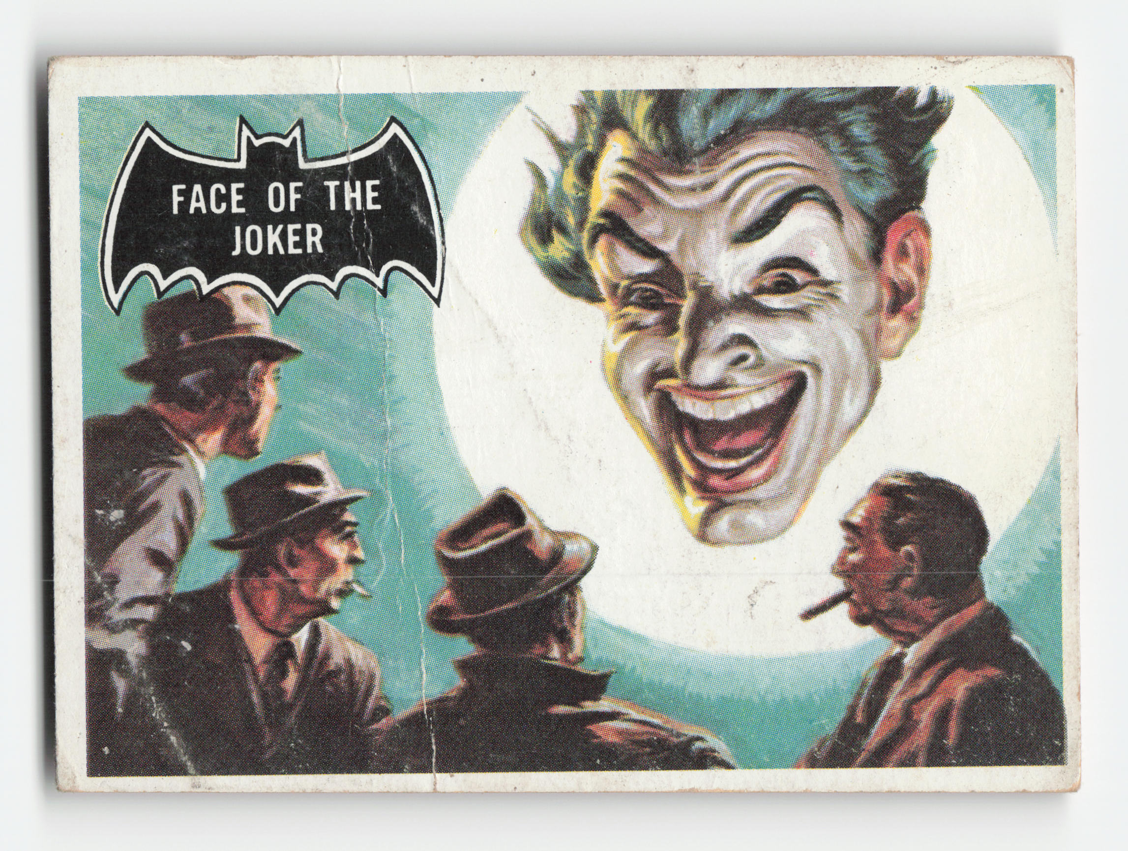 1966 Topps Batman (Black Bat Logo) #9 Face of the Joker Poor - Picture 1 of 2