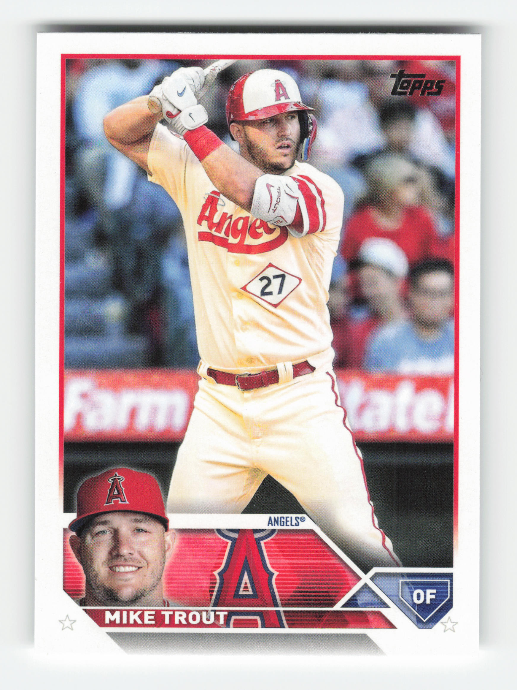 2023 Topps #27 Mike Trout Near Mint or Better - Picture 1 of 2
