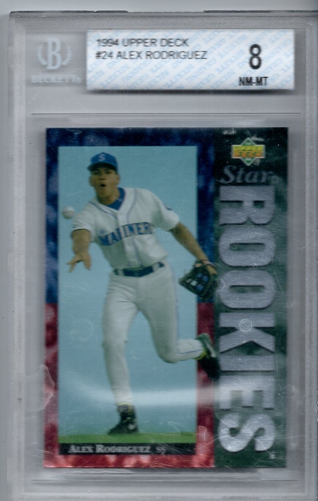 1994 Upper Deck #24 Alex Rodriguez BGS 8.0 - Picture 1 of 2
