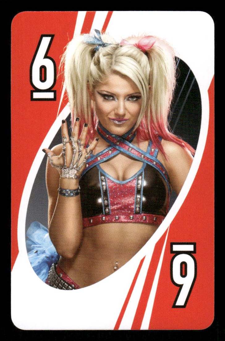 2017 Mattel Uno WWE #6 Alexa Bliss RED [NM] [WWE] [Base Set Wrestling Card]