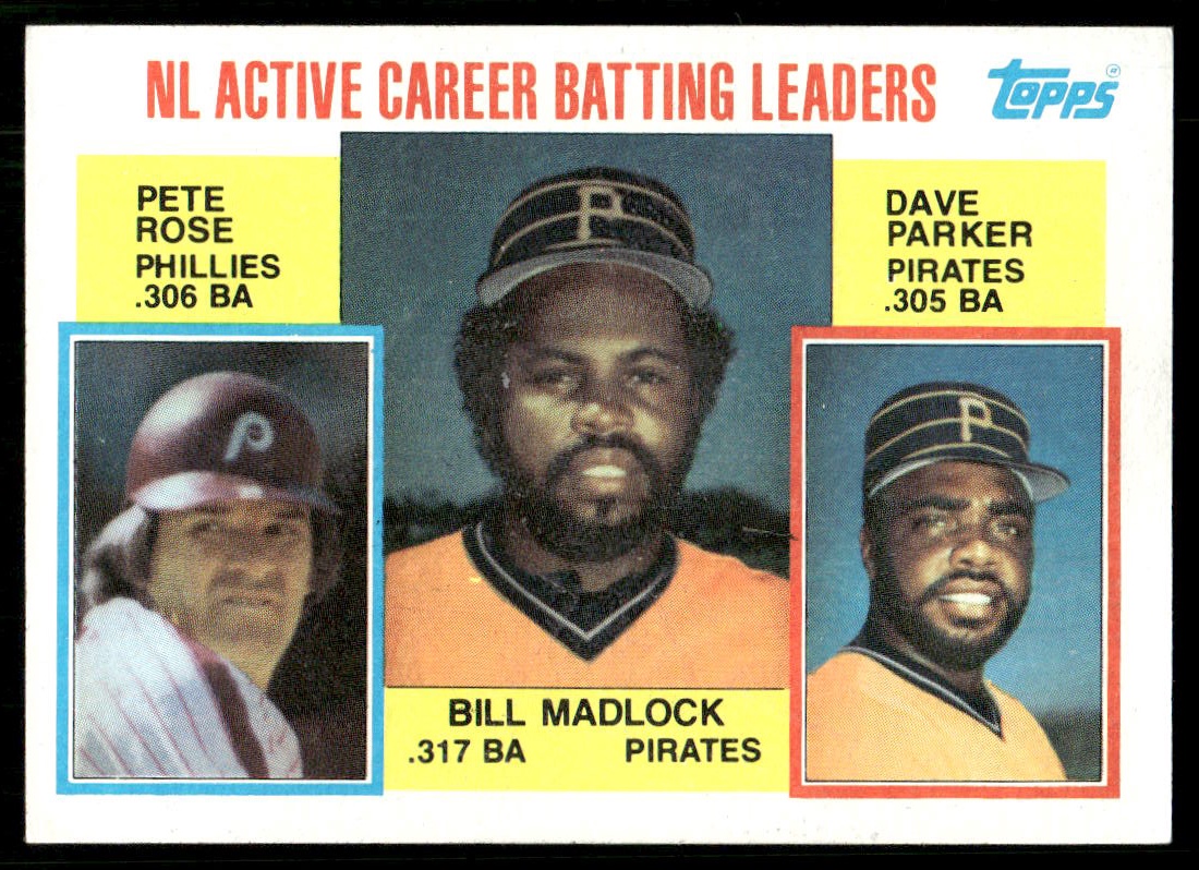 1984 Topps #701 Bill Madlock | Pete Rose | Dave Parker HOF [NM] [Base Set Card]