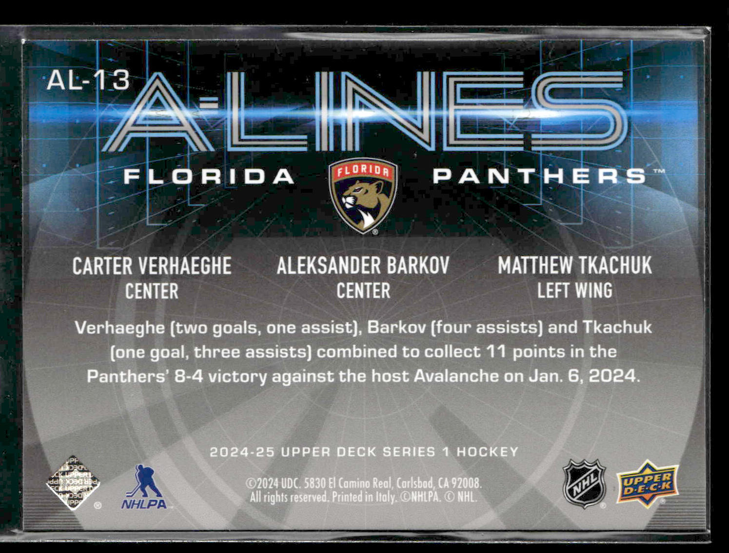 2024-25 Upper Deck Series 1 A-Lines You Pick Your Card! - Bild 6 von 12