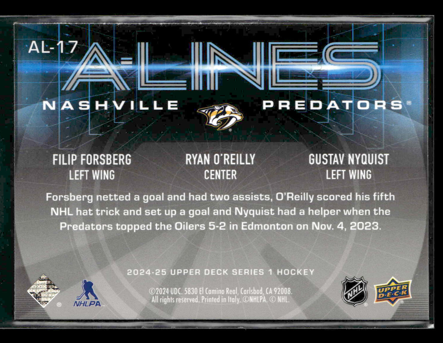 2024-25 Upper Deck Series 1 A-Lines You Pick Your Card! - Bild 8 von 12