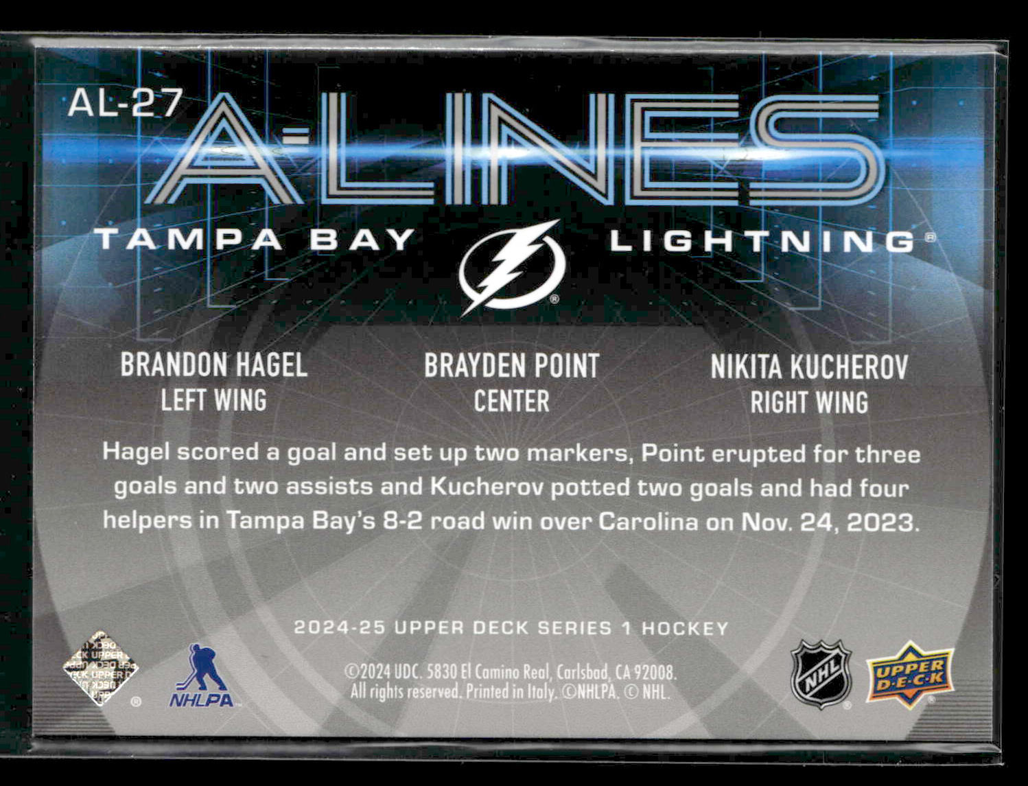 2024-25 Upper Deck Series 1 A-Lines You Pick Your Card! - Bild 12 von 12