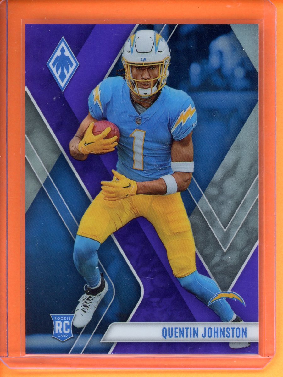 Quentin Johnston Purple Rookie /125 2023 Panini Phoenix #107