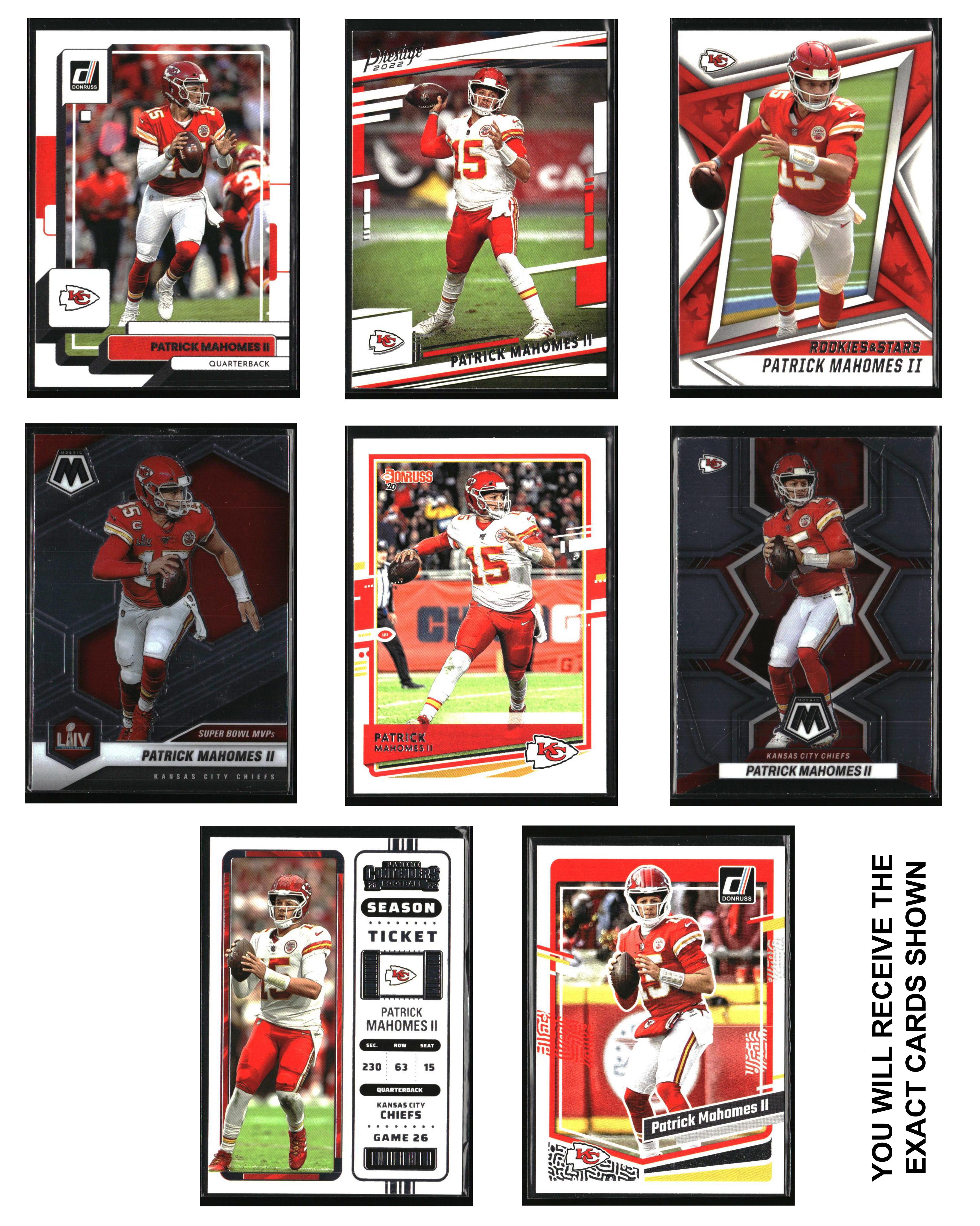 Patrick Mahomes Football Card Lot You Pick Cards Kansas City Chiefs ...