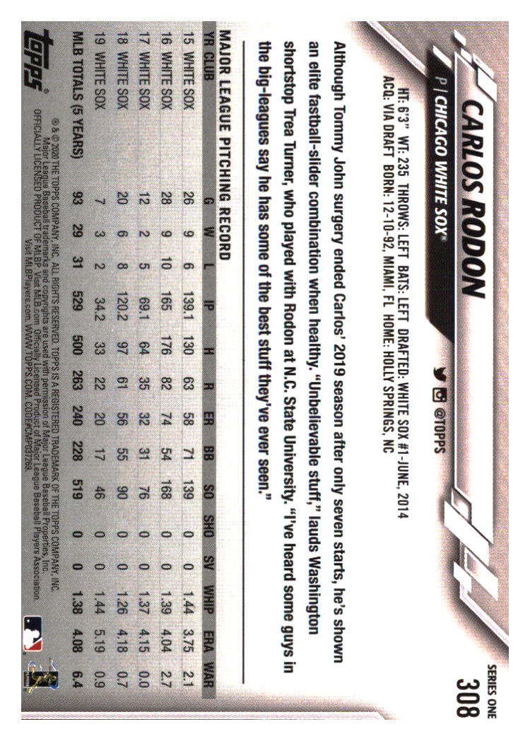 Chicago White Sox Baseball Cards - Choose from 100s Player Qty Discount - Part 1 - Picture 41 of 497