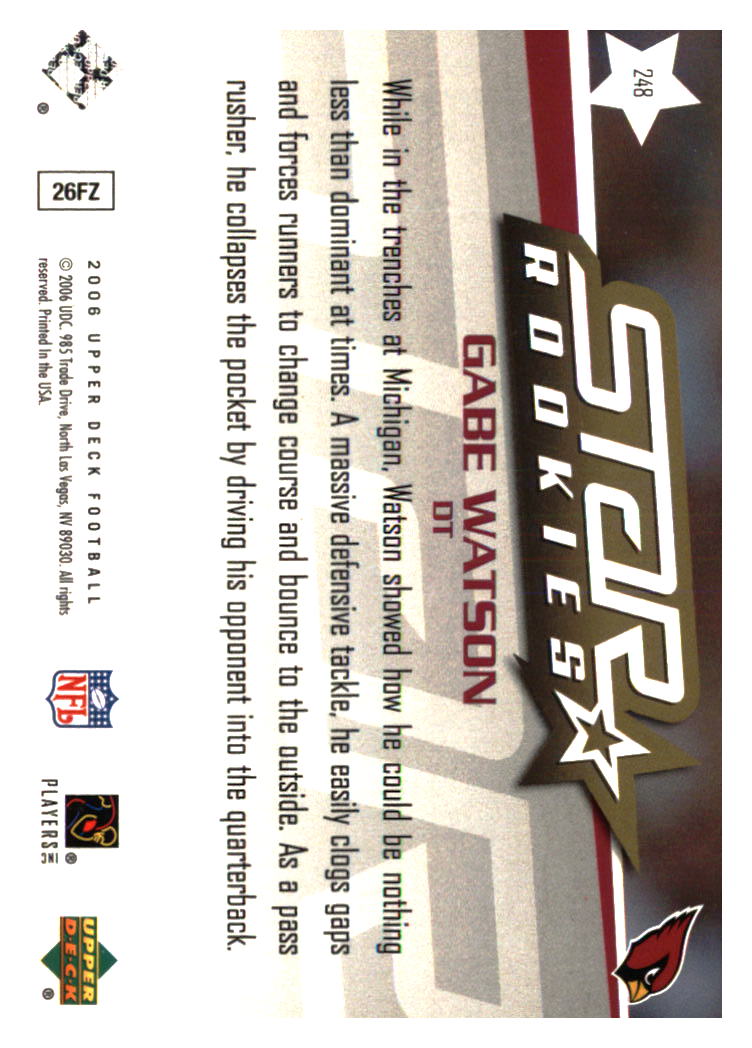 Arizona Cardinals Football Cards Choose From 250s Players Qty Discount Part 1 - Picture 73 of 167