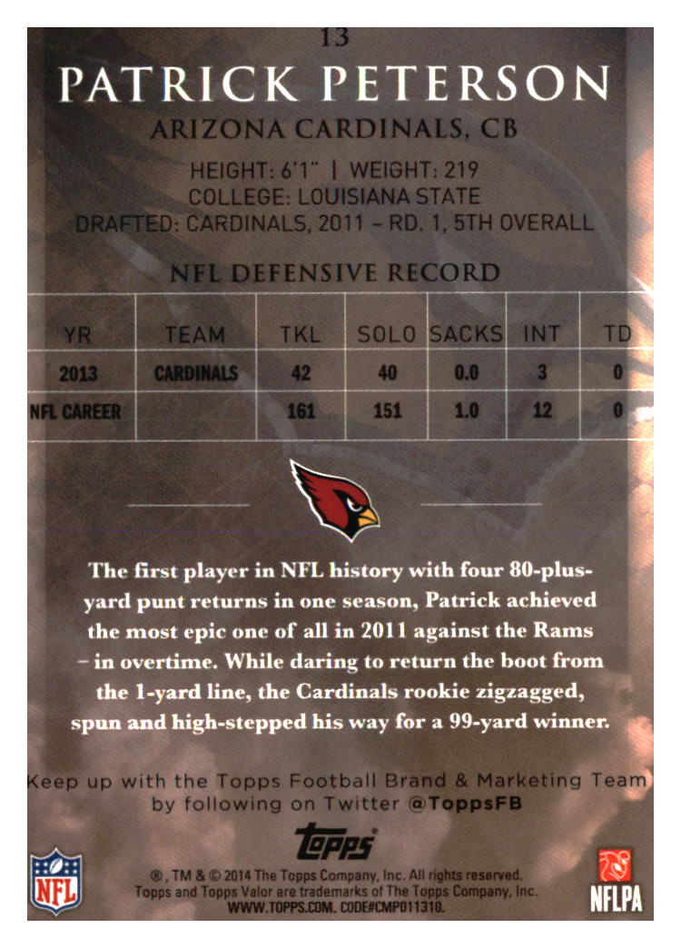 Arizona Cardinals Football Cards Choose From 250s Players Qty Discount Part 1 - Picture 79 of 167