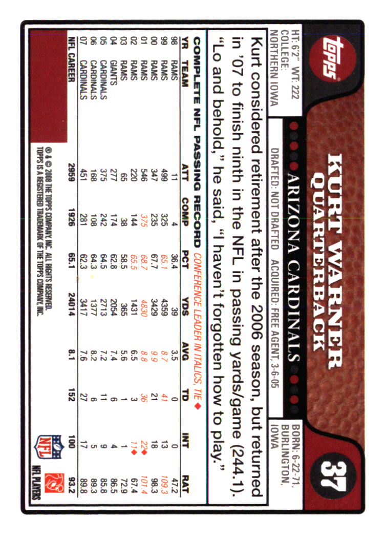 Arizona Cardinals Football Cards Choose From 250s Players Qty Discount Part 1 - Picture 101 of 167