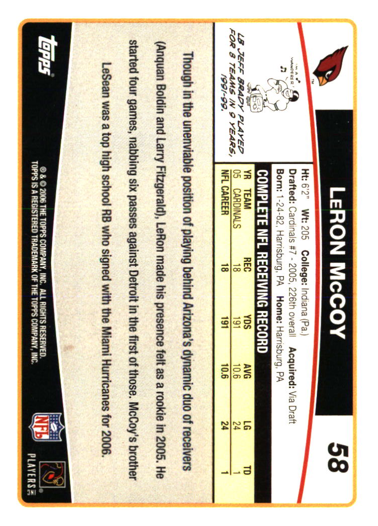 Arizona Cardinals Football Cards Choose From 250s Players Qty Discount Part 1 - Picture 113 of 167