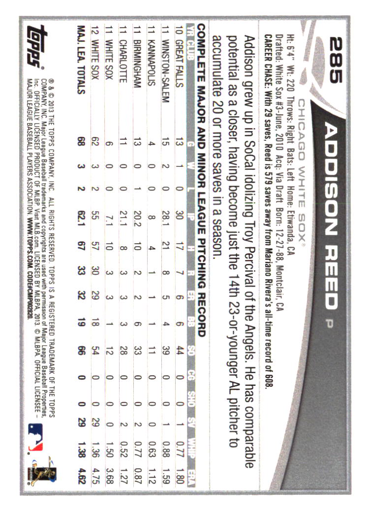 Chicago White Sox Baseball Cards - Choose from 100s Player Qty Discount - Part 1 - Picture 71 of 497