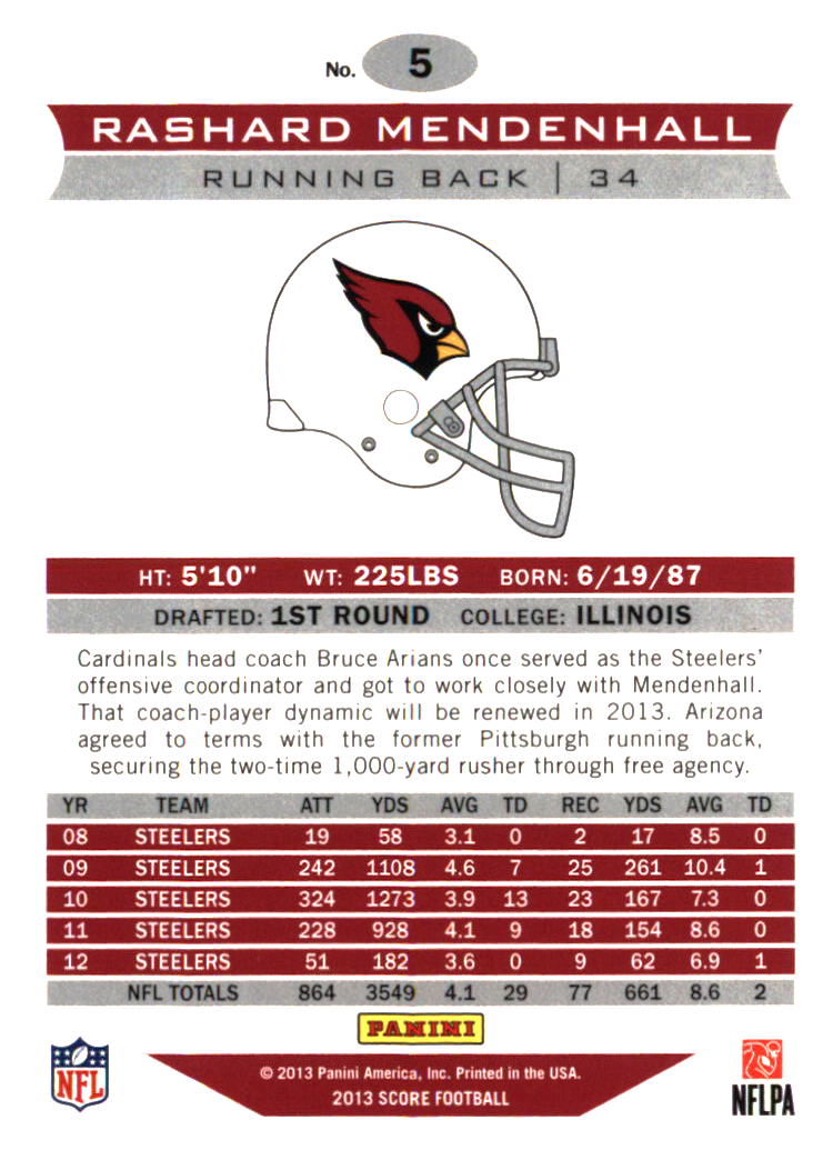 Arizona Cardinals Football Cards Choose From 250s Players Qty Discount Part 1 - Picture 131 of 167