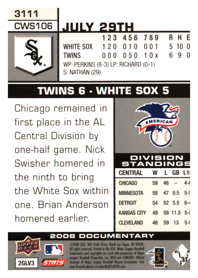 Chicago White Sox Baseball Cards - Choose from 100s Player Qty Discount - Part 1 - Picture 79 of 497