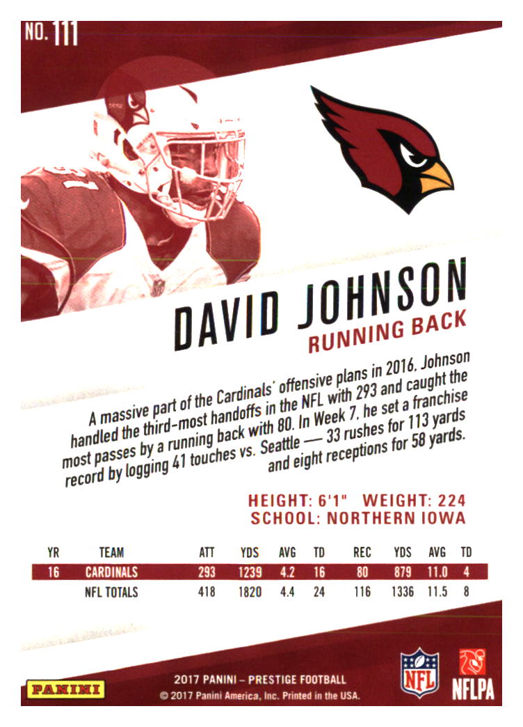 Arizona Cardinals Football Cards Choose From 250s Players Qty Discount Part 1 - Picture 163 of 167