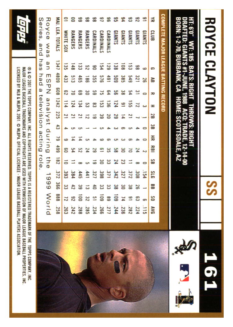 Chicago White Sox Baseball Cards - Choose from 100s Player Qty Discount - Part 1 - Picture 153 of 497