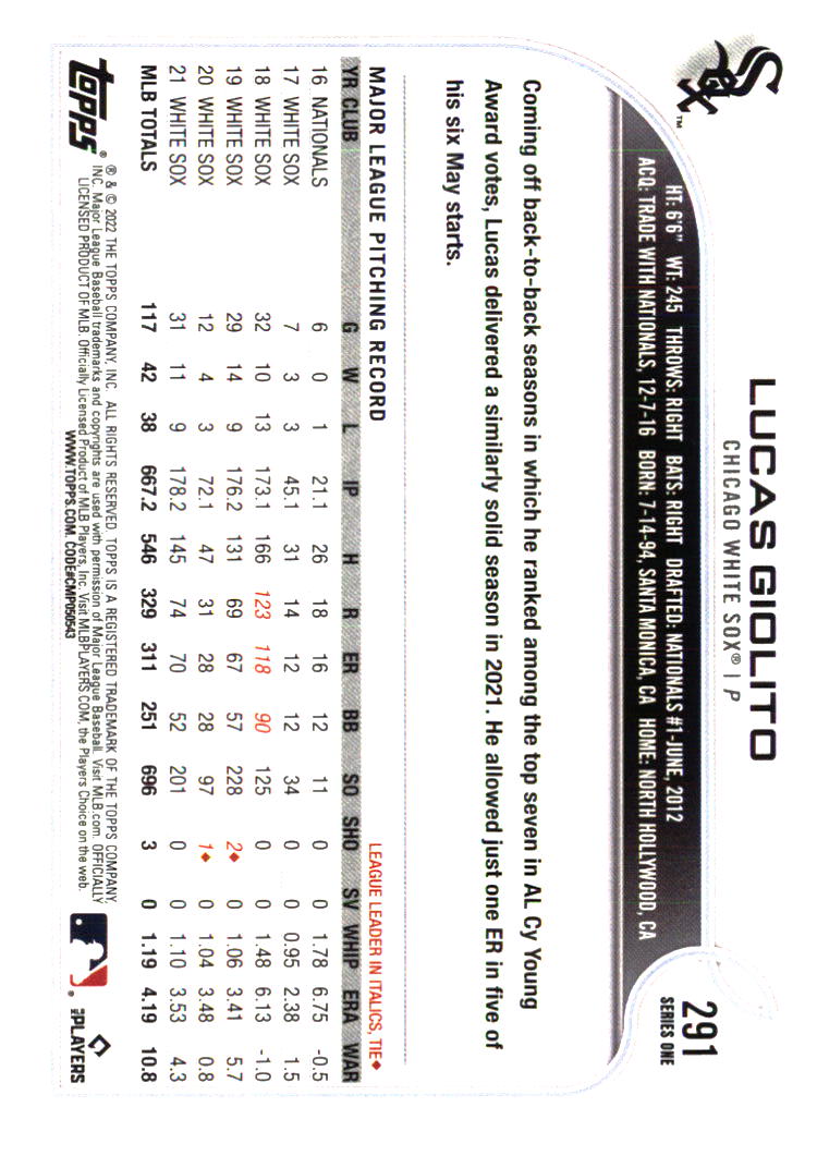Chicago White Sox Baseball Cards - Choose from 100s Player Qty Discount - Part 1 - Picture 173 of 497
