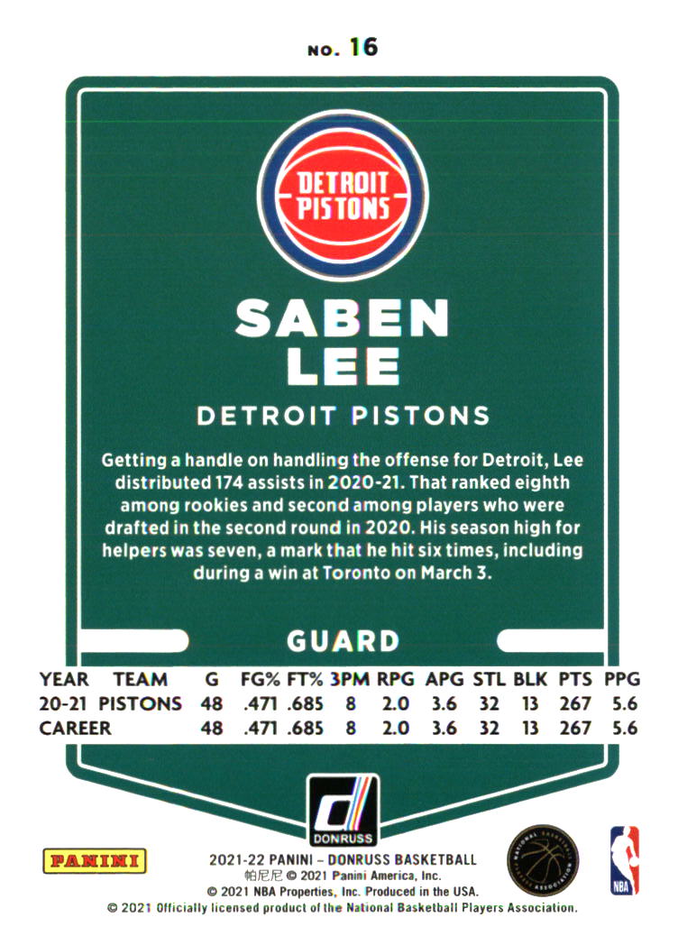 Detroit Pistons Basketball Cards - Choose from 100s Player Qty Discount - Part 1 - Picture 307 of 389