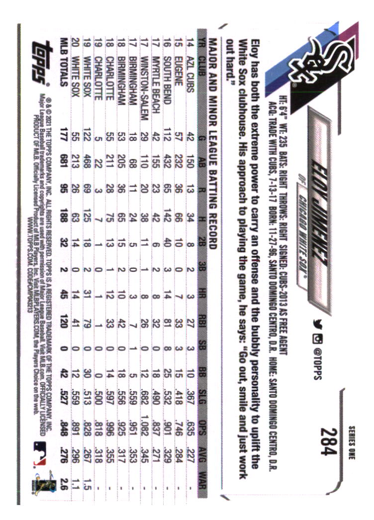 Chicago White Sox Baseball Cards - Choose from 100s Player Qty Discount - Part 1 - Picture 185 of 497