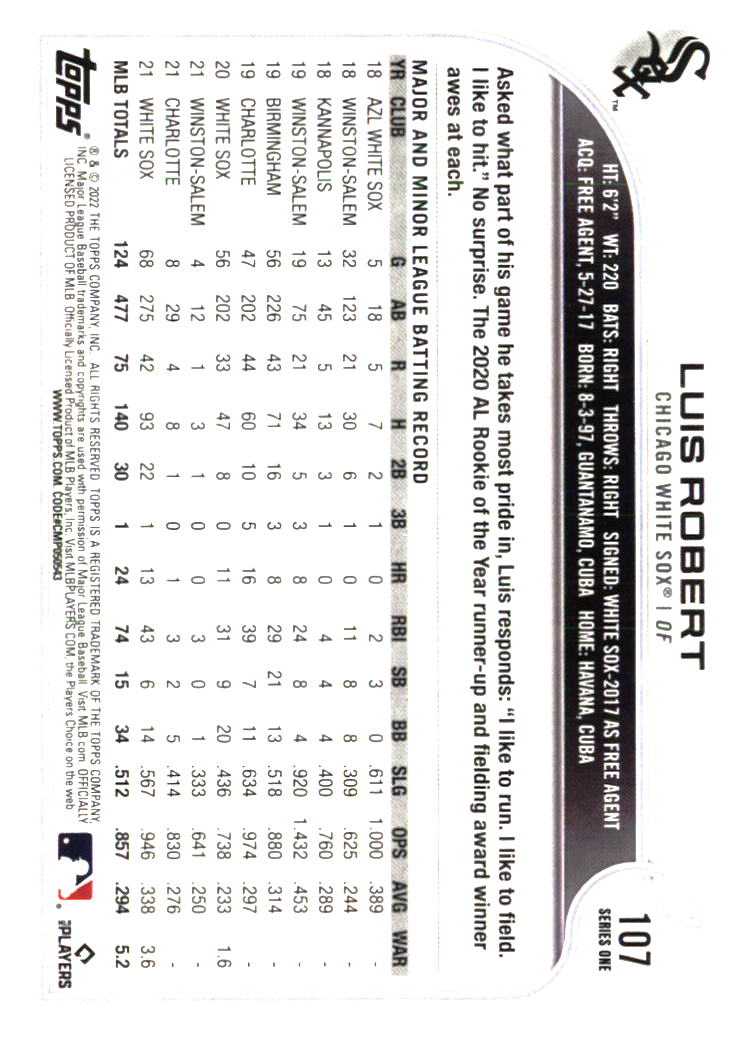 Chicago White Sox Baseball Cards - Choose from 100s Player Qty Discount - Part 1 - Picture 233 of 497
