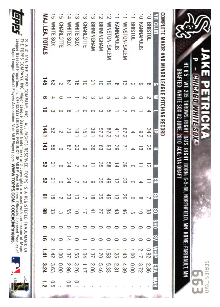 Chicago White Sox Baseball Cards - Choose from 100s Player Qty Discount - Part 1 - Picture 271 of 497