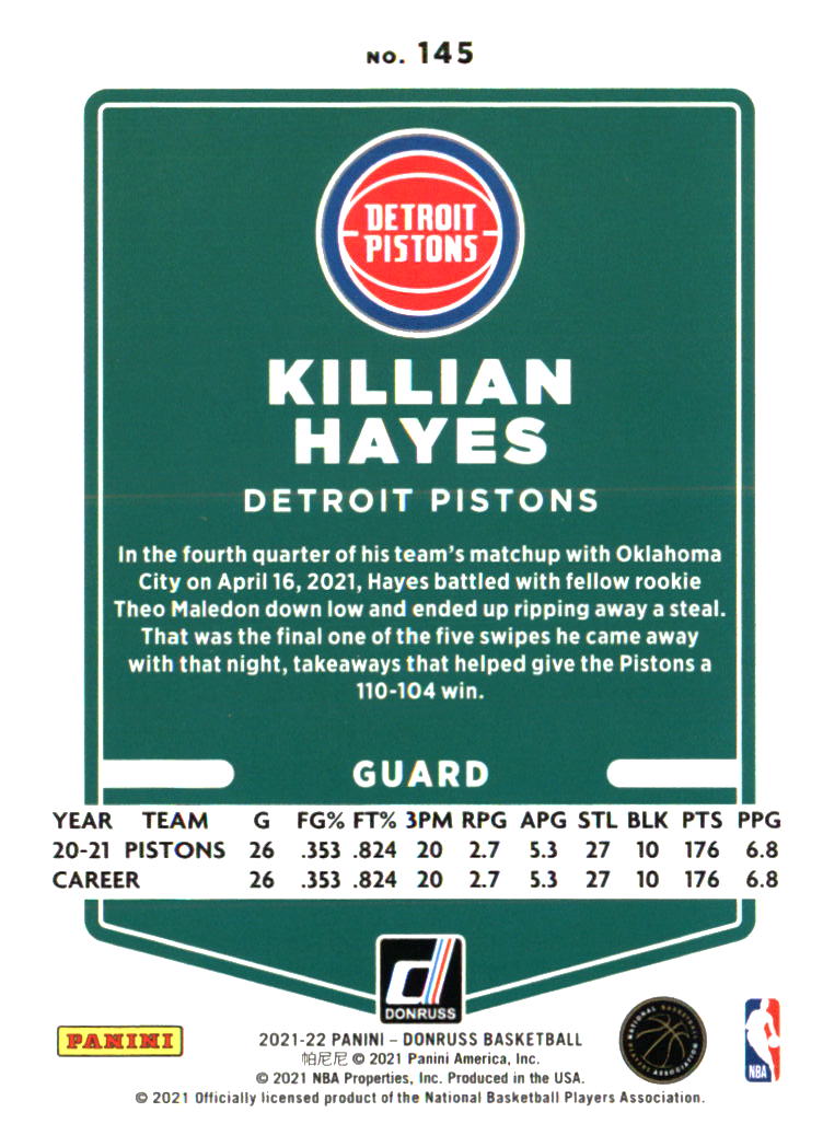 Detroit Pistons Basketball Cards - Choose from 100s Player Qty Discount - Part 1 - Picture 347 of 389