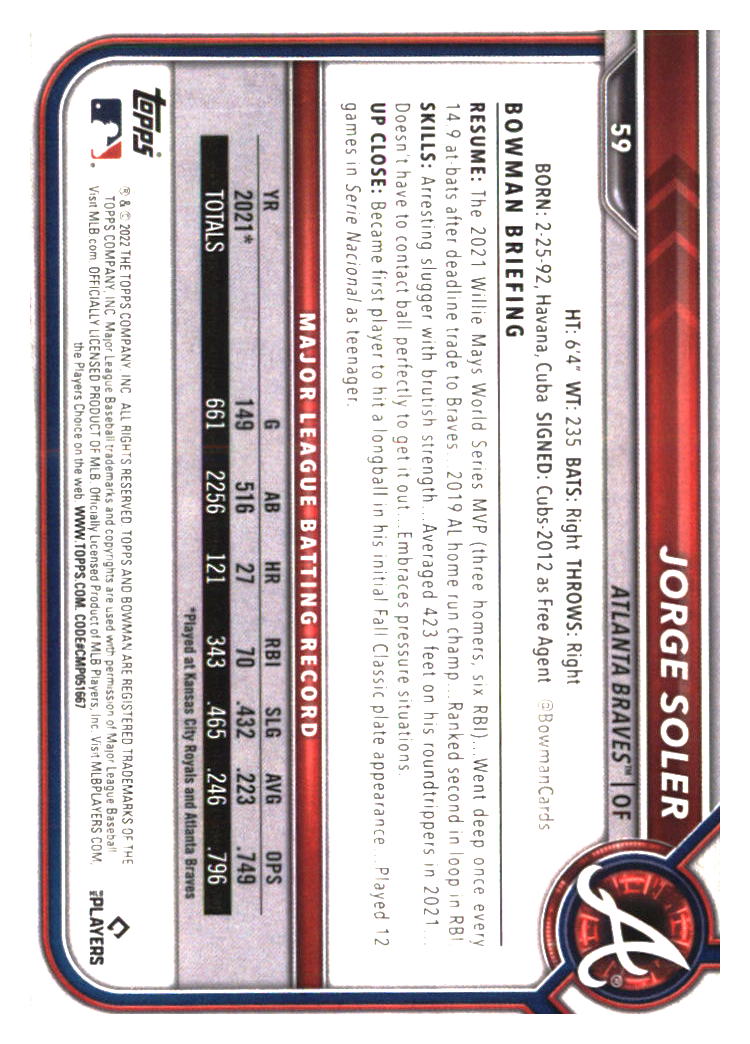 Atlanta Braves Baseball Cards - Choose from 100s Quantity Discount Part 2 - Picture 361 of 491