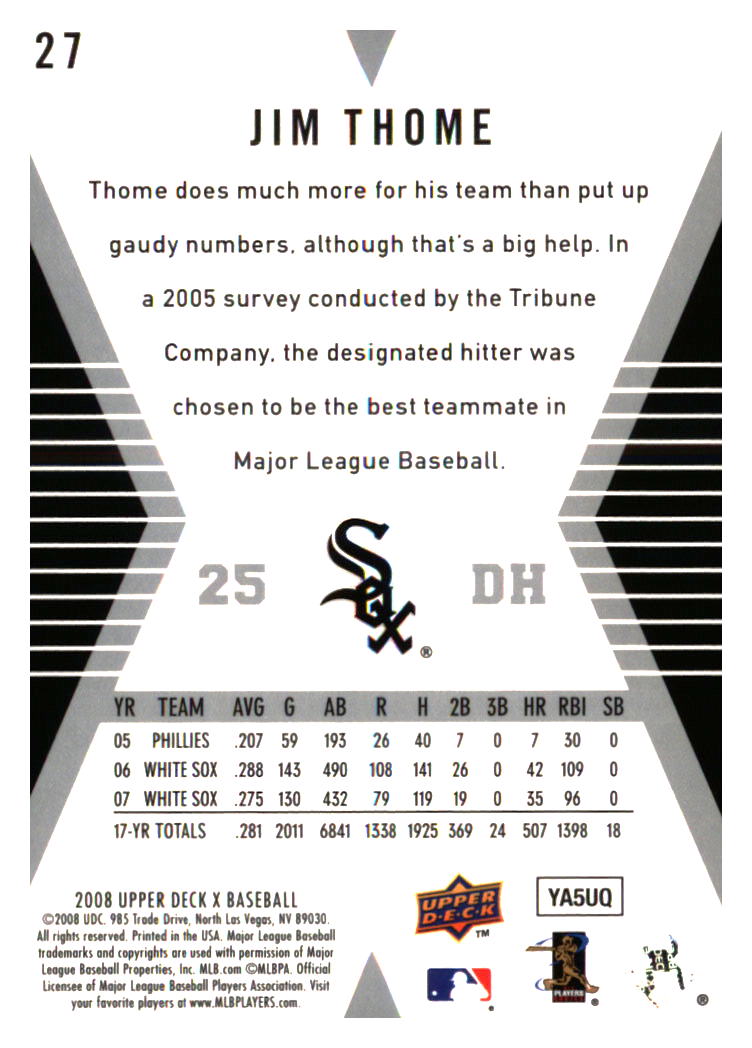 Chicago White Sox Baseball Cards - Choose from 100s Player Qty Discount - Part 1 - Picture 329 of 497