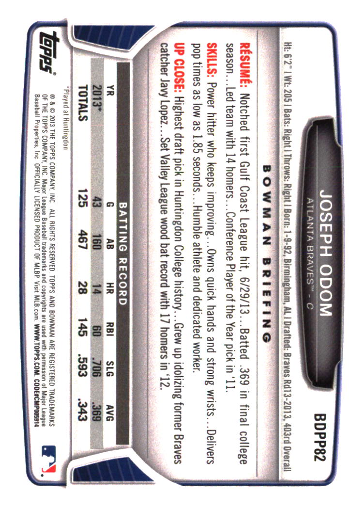 Atlanta Braves Baseball Cards - Choose from 100s Quantity Discount Part 2 - Picture 401 of 491