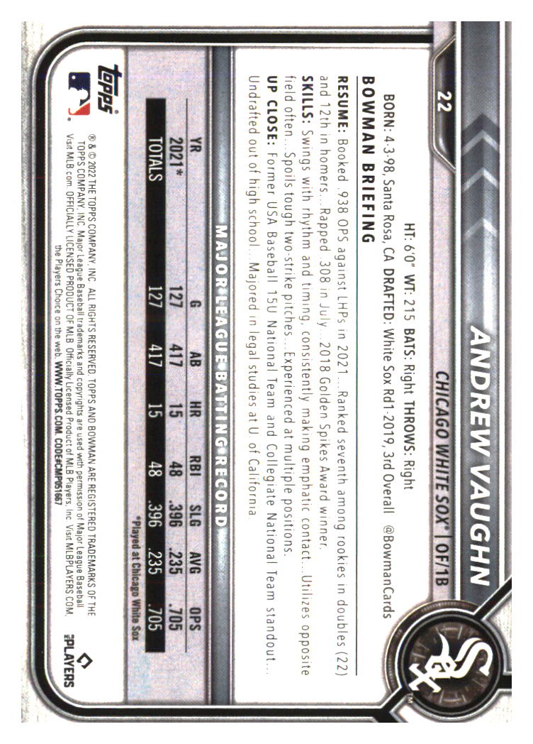 Chicago White Sox Baseball Cards - Choose from 100s Player Qty Discount - Part 6 - Picture 107 of 501