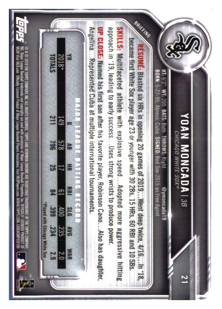 Chicago White Sox Baseball Cards - Choose from 100s Player Qty Discount - Part 6 - Picture 117 of 501