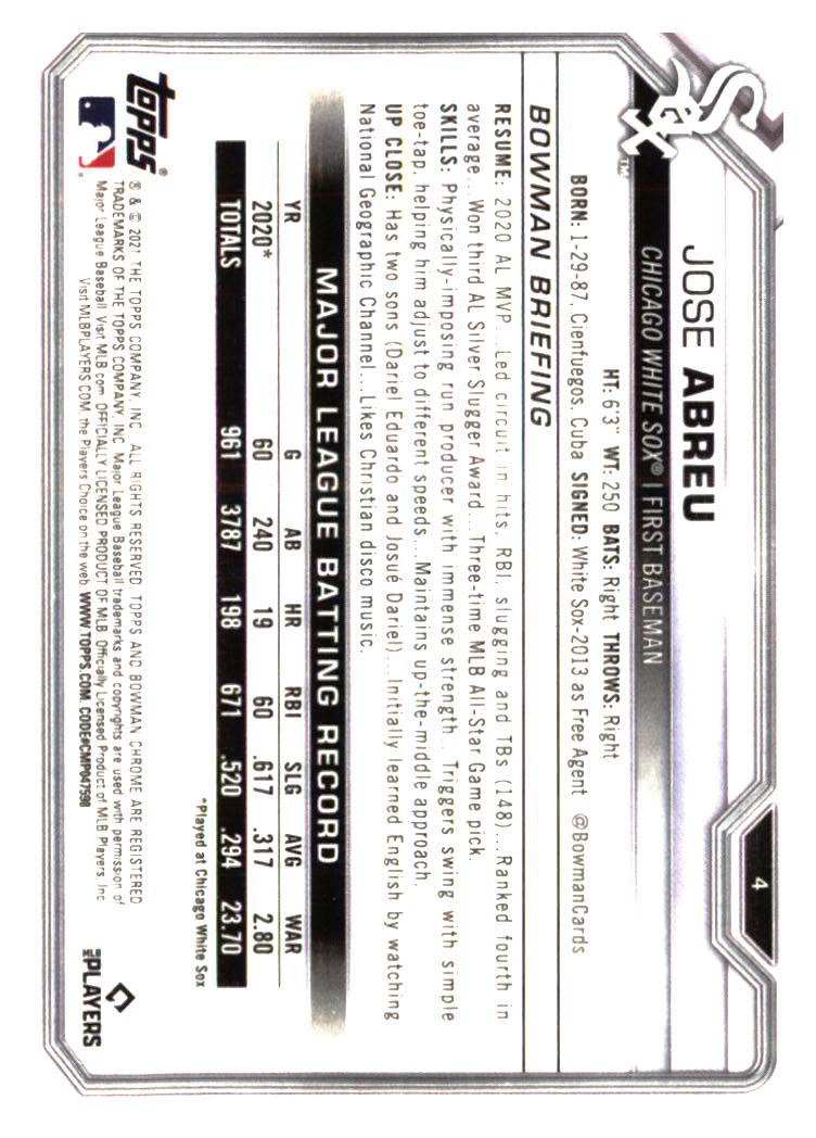 Chicago White Sox Baseball Cards - Choose from 100s Player Qty Discount - Part 6 - Picture 131 of 501