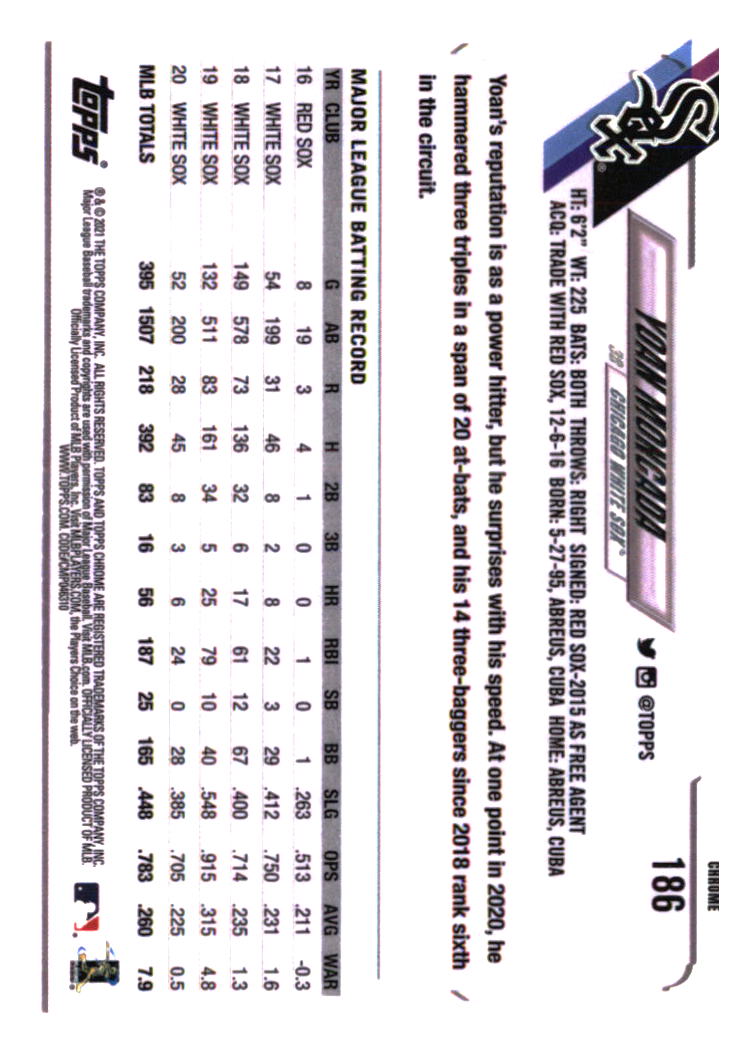 Chicago White Sox Baseball Cards - Choose from 100s Player Qty Discount - Part 6 - Picture 135 of 501