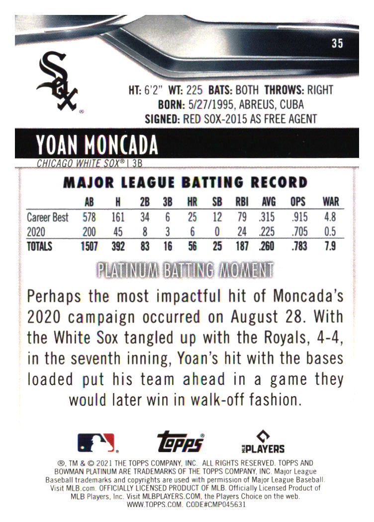 Chicago White Sox Baseball Cards - Choose from 100s Player Qty Discount - Part 6 - Picture 185 of 501
