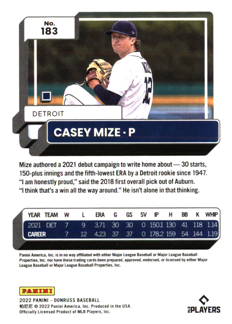 Detroit Tigers Baseball Cards - Choose from 100s Player Qty Discount - Part 3 - Picture 151 of 489