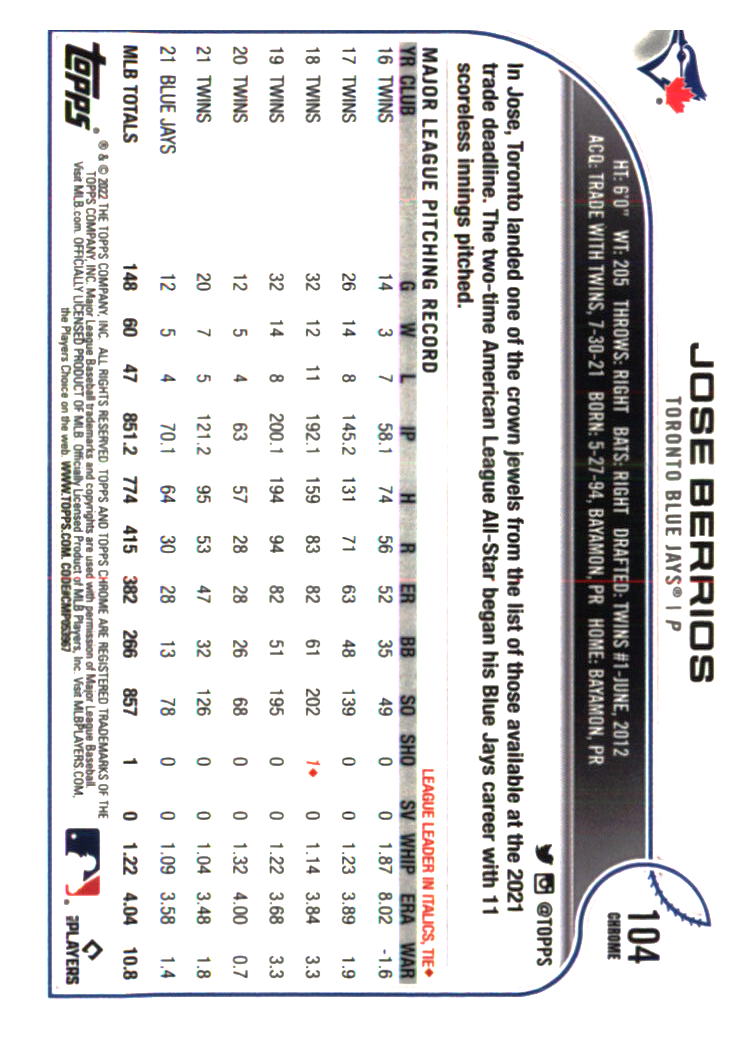 Toronto Blue Jays Baseball Cards - Choose from 100s Player Qty Discount - Part 2 - Picture 419 of 499