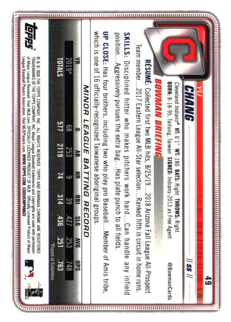 Cleveland Indians Baseball Cards - Choose from 100s Quantity Discount Part 3 - Picture 335 of 501