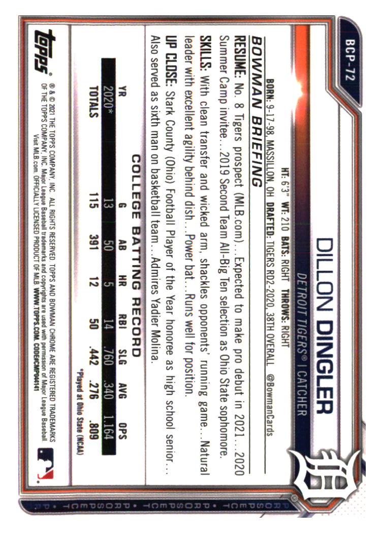 Detroit Tigers Baseball Cards - Choose from 100s Player Qty Discount - Part 3 - Picture 243 of 489