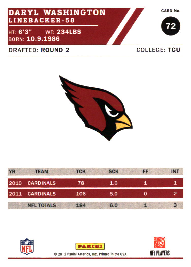 Arizona Cardinals Football Cards Choose From 250s Players Qty Discount Part 1 - Picture 143 of 167