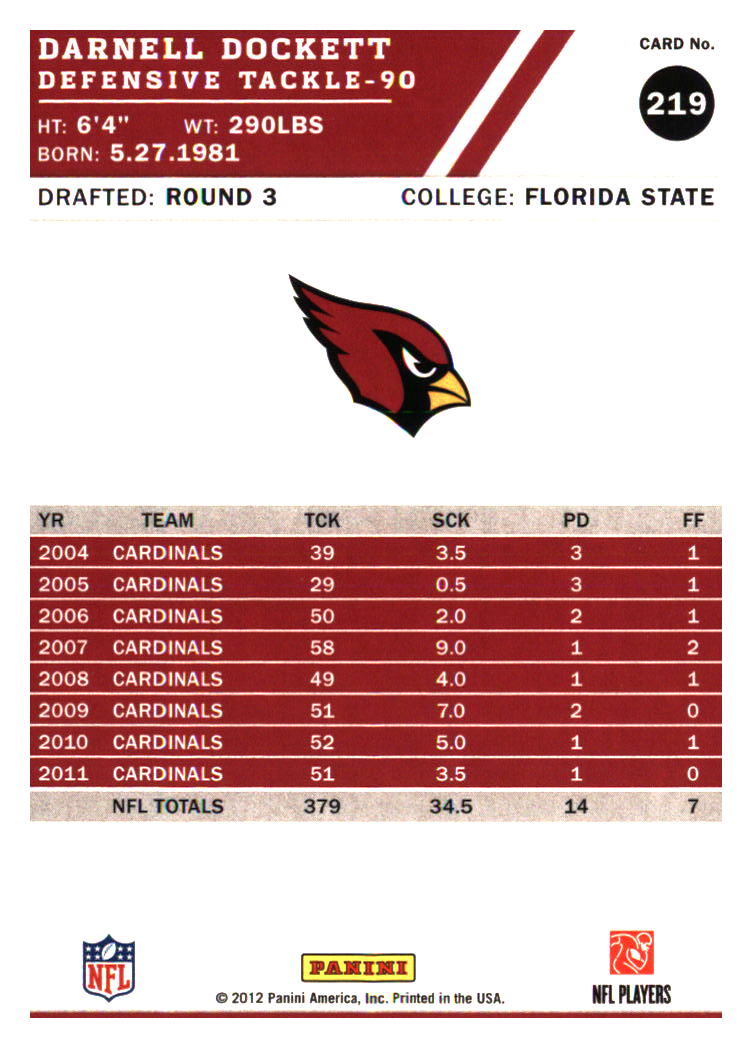 Arizona Cardinals Football Cards Choose From 250s Players Qty Discount Part 1 - Picture 147 of 167