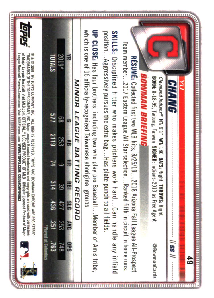 Cleveland Indians Baseball Cards - Choose from 100s Quantity Discount Part 3 - Picture 355 of 501