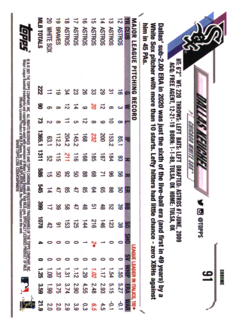 Chicago White Sox Baseball Cards - Choose from 100s Player Qty Discount - Part 6 - Picture 385 of 501