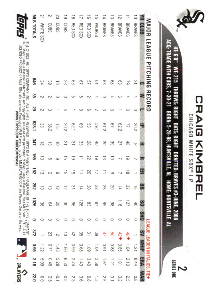 Chicago White Sox Baseball Cards - Choose from 100s Player Qty Discount - Part 6 - Picture 393 of 501