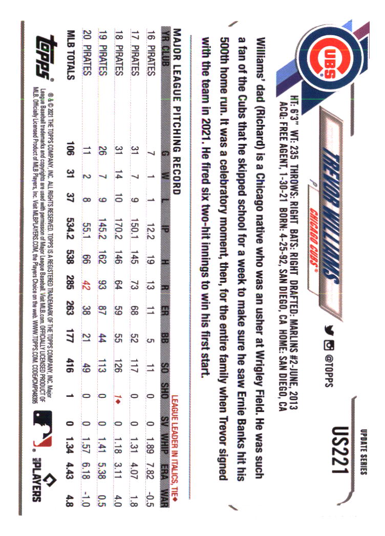 Chicago Cubs Baseball Cards - Choose from 100s Player Quantity Discount - Part 7 - Picture 159 of 501