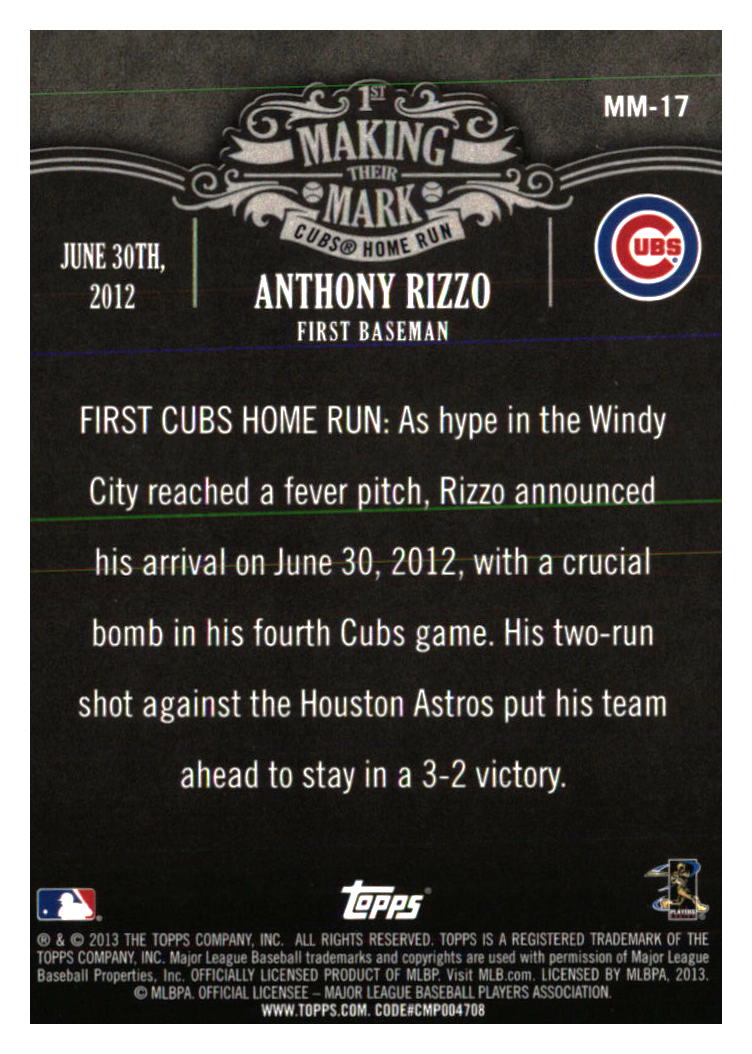Chicago Cubs Baseball Cards - Choose from 100s Player Quantity Discount - Part 7 - Picture 197 of 501