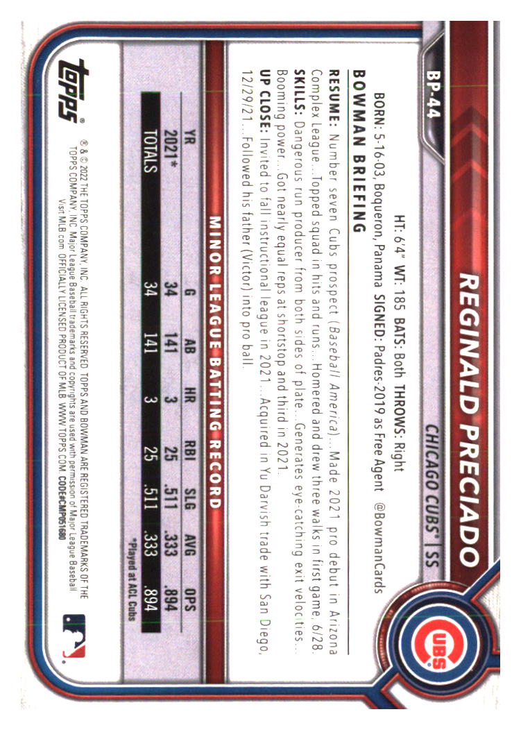 Chicago Cubs Baseball Cards - Choose from 100s Player Quantity Discount - Part 7 - Picture 243 of 501