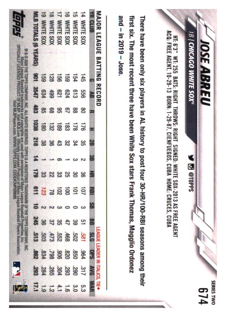 Chicago White Sox Baseball Cards - Choose from 100s Player Qty Discount - Part 6 - Picture 483 of 501