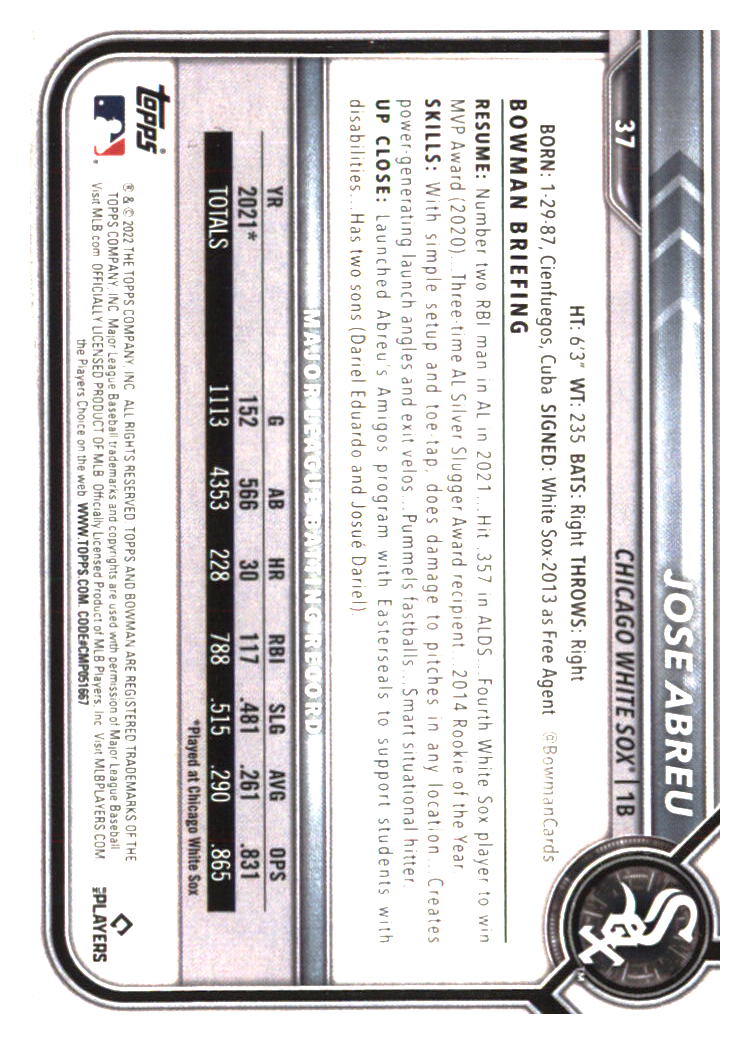 Chicago White Sox Baseball Cards - Choose from 100s Player Qty Discount - Part 6 - Picture 493 of 501