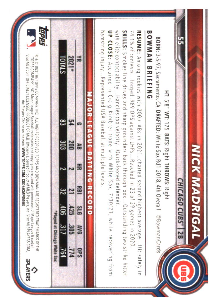 Chicago Cubs Baseball Cards - Choose from 100s Player Quantity Discount - Part 7 - Picture 271 of 501